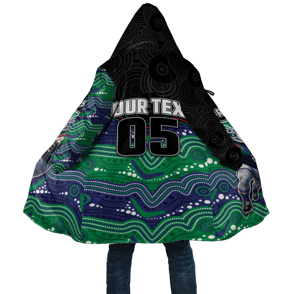 Custom Warriors Cloak Tiki Mascot With Aboriginal Indigenous