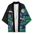 Custom Warriors Kimono Tiki Mascot With Aboriginal Indigenous