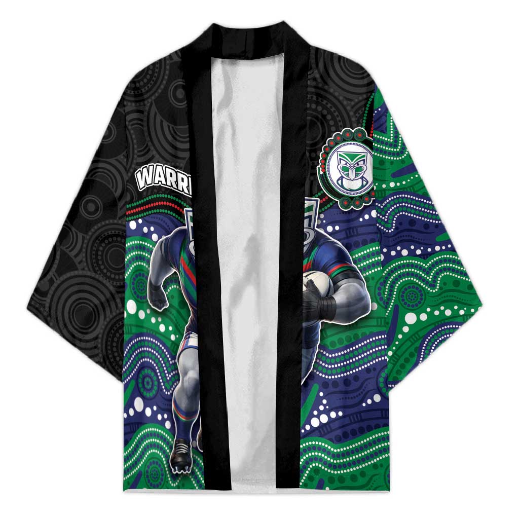 Custom Warriors Kimono Tiki Mascot With Aboriginal Indigenous