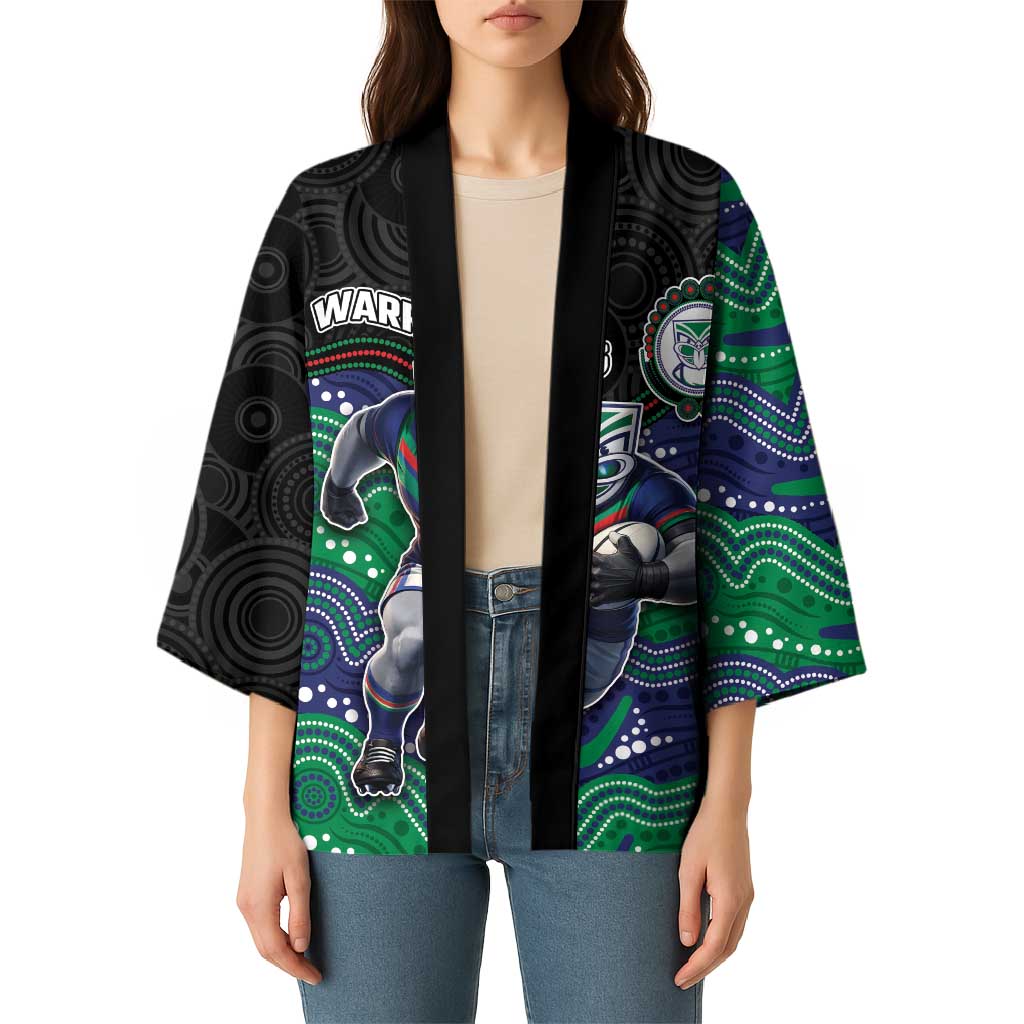 Custom Warriors Kimono Tiki Mascot With Aboriginal Indigenous