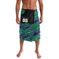 Custom Warriors Lavalava Tiki Mascot With Aboriginal Indigenous