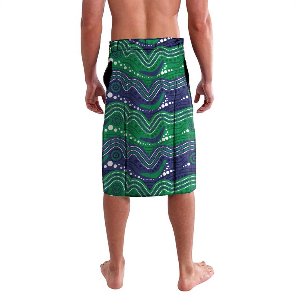 Custom Warriors Lavalava Tiki Mascot With Aboriginal Indigenous
