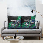 Custom Warriors Pillow Cover Tiki Mascot With Aboriginal Indigenous