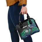 Custom Warriors Shoulder Handbag Tiki Mascot With Aboriginal Indigenous