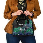 Custom Warriors Shoulder Handbag Tiki Mascot With Aboriginal Indigenous