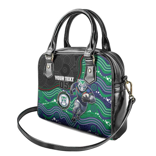 Custom Warriors Shoulder Handbag Tiki Mascot With Aboriginal Indigenous
