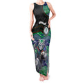 Custom Warriors Tank Maxi Dress Tiki Mascot With Aboriginal Indigenous