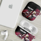 Custom Sea Eagles AirPods Case Bird Mascot With Aboriginal Indigenous
