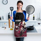 Custom Sea Eagles Apron Bird Mascot With Aboriginal Indigenous