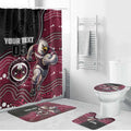 Custom Sea Eagles Bathroom Set Bird Mascot With Aboriginal Indigenous