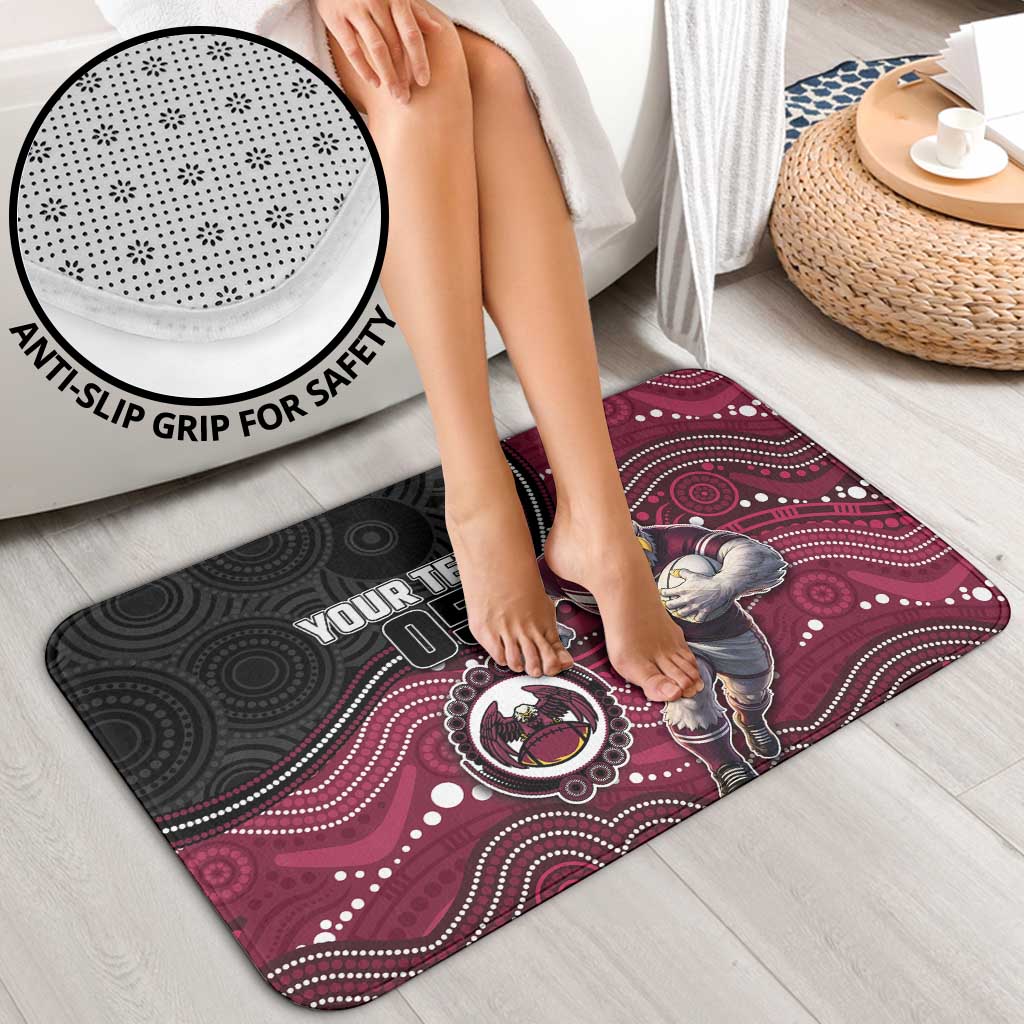 Custom Sea Eagles Bathroom Set Bird Mascot With Aboriginal Indigenous