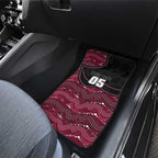 Custom Sea Eagles Car Mats Bird Mascot With Aboriginal Indigenous