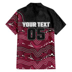 Custom Sea Eagles Family Matching Mermaid Dress and Hawaiian Shirt Bird Mascot With Aboriginal Indigenous