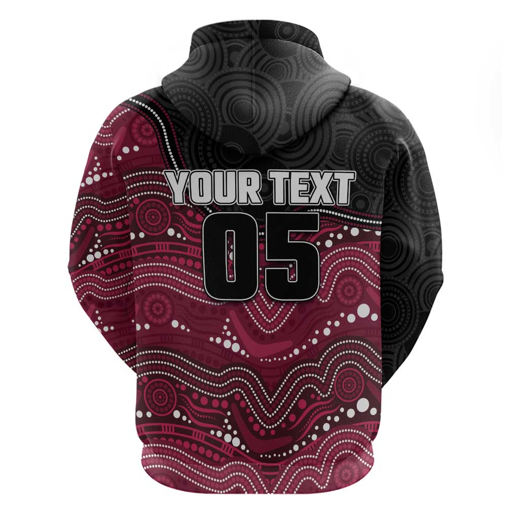 Custom Sea Eagles Hoodie Bird Mascot With Aboriginal Indigenous