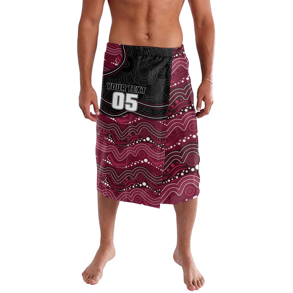 Custom Sea Eagles Lavalava Bird Mascot With Aboriginal Indigenous