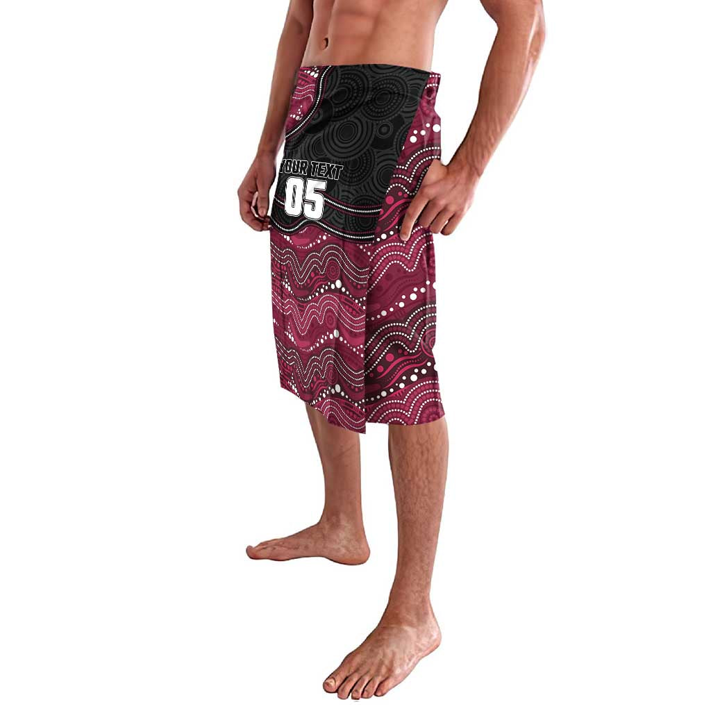 Custom Sea Eagles Lavalava Bird Mascot With Aboriginal Indigenous