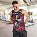 Custom Sea Eagles Men Tank Top Bird Mascot With Aboriginal Indigenous