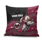 Custom Sea Eagles Pillow Cover Bird Mascot With Aboriginal Indigenous