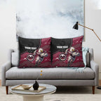 Custom Sea Eagles Pillow Cover Bird Mascot With Aboriginal Indigenous
