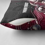 Custom Sea Eagles Pillow Cover Bird Mascot With Aboriginal Indigenous