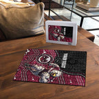 Custom Sea Eagles Puzzle Bird Mascot With Aboriginal Indigenous