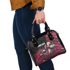 Custom Sea Eagles Shoulder Handbag Bird Mascot With Aboriginal Indigenous