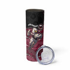 Custom Sea Eagles Skinny Tumbler Bird Mascot With Aboriginal Indigenous