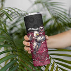 Custom Sea Eagles Skinny Tumbler Bird Mascot With Aboriginal Indigenous