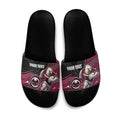 Custom Sea Eagles Slide Sandals Bird Mascot With Aboriginal Indigenous