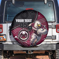 Custom Sea Eagles Spare Tire Cover Bird Mascot With Aboriginal Indigenous