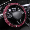 Sea Eagles Steering Wheel Cover Bird Mascot With Aboriginal Indigenous