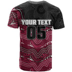 Custom Sea Eagles T Shirt Bird Mascot With Aboriginal Indigenous