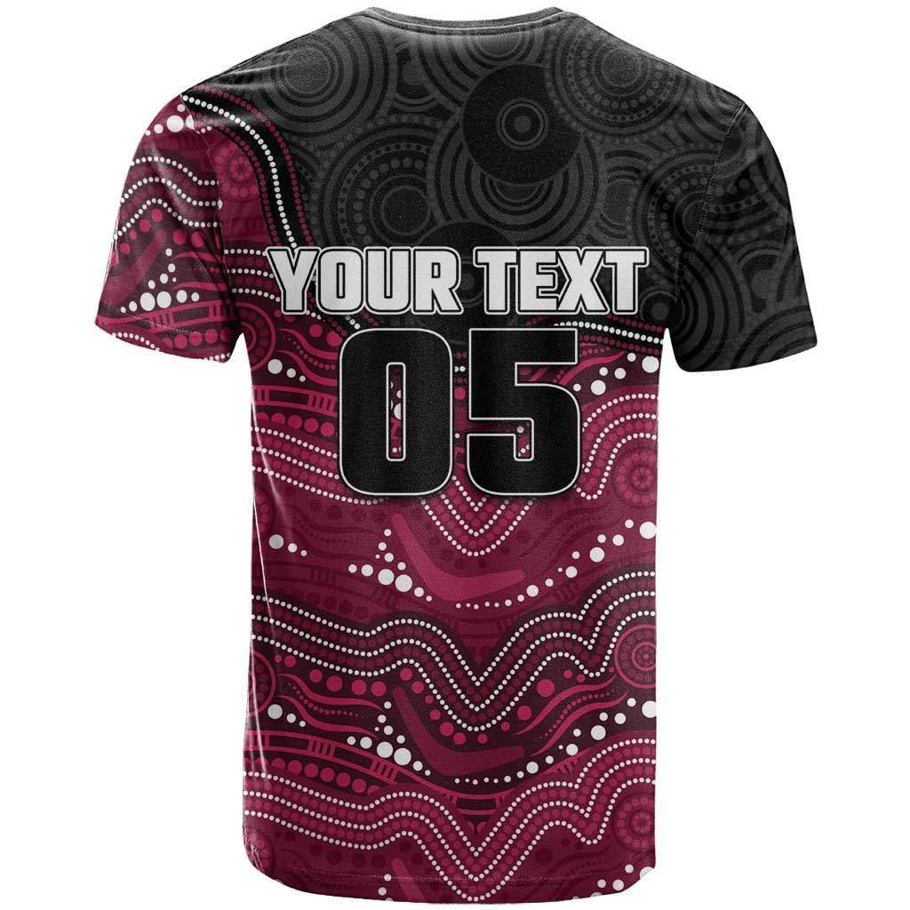 Custom Sea Eagles T Shirt Bird Mascot With Aboriginal Indigenous