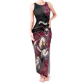 Custom Sea Eagles Tank Maxi Dress Bird Mascot With Aboriginal Indigenous