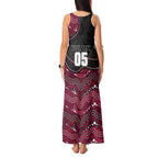 Custom Sea Eagles Tank Maxi Dress Bird Mascot With Aboriginal Indigenous