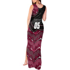 Custom Sea Eagles Tank Maxi Dress Bird Mascot With Aboriginal Indigenous