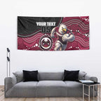 Custom Sea Eagles Tapestry Bird Mascot With Aboriginal Indigenous