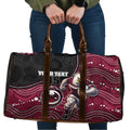 Custom Sea Eagles Travel Bag Bird Mascot With Aboriginal Indigenous