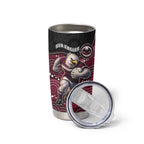 Custom Sea Eagles Tumbler Cup Bird Mascot With Aboriginal Indigenous