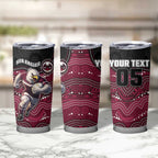 Custom Sea Eagles Tumbler Cup Bird Mascot With Aboriginal Indigenous