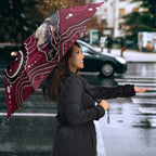 Custom Sea Eagles Umbrella Bird Mascot With Aboriginal Indigenous