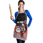 Custom Dolphins Apron Fish Mascot With Aboriginal Indigenous
