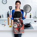 Custom Dolphins Apron Fish Mascot With Aboriginal Indigenous