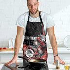 Custom Dolphins Apron Fish Mascot With Aboriginal Indigenous