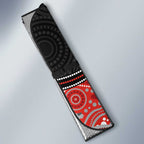 Custom Dolphins Auto Sun Shade Fish Mascot With Aboriginal Indigenous