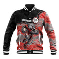 Custom Dolphins Baseball Jacket Fish Mascot With Aboriginal Indigenous