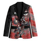 Custom Dolphins Blazer Fish Mascot With Aboriginal Indigenous