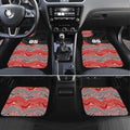 Custom Dolphins Car Mats Fish Mascot With Aboriginal Indigenous
