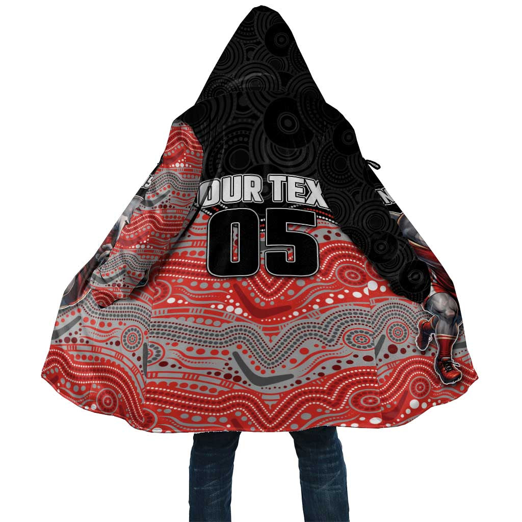 Custom Dolphins Cloak Fish Mascot With Aboriginal Indigenous