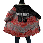Custom Dolphins Cloak Fish Mascot With Aboriginal Indigenous